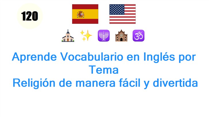 Aprende Vocabulario en Inglés por Tema: Religión de manera fácil y divertida